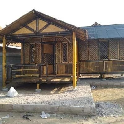 Jual rumah anyaman bambu 1