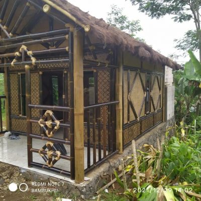 Jual rumah anyaman bambu 12