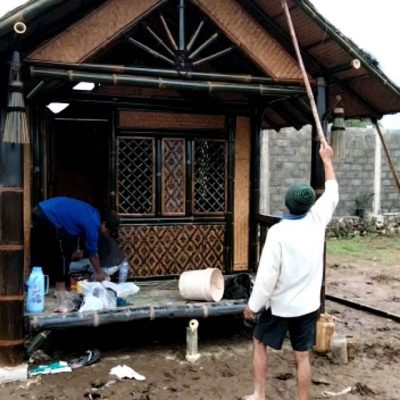 Jual rumah anyaman bambu 13