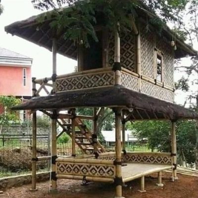 Jual rumah anyaman bambu 14