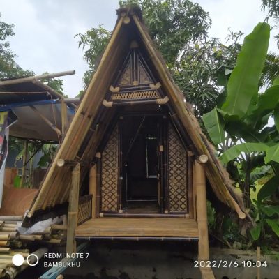 Jual rumah anyaman bambu 16