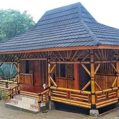 Jual rumah anyaman bambu 6