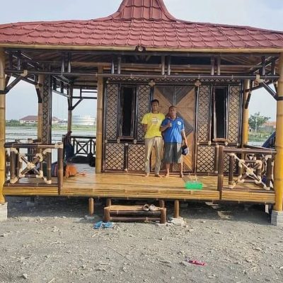 Jual rumah anyaman bambu 9